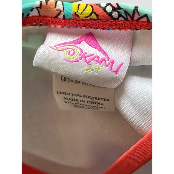 Kanu Surf Jasmine Multicolor One Piece Swimsuit Girls Size 14 Teal Tribal - Picture 5 of 6